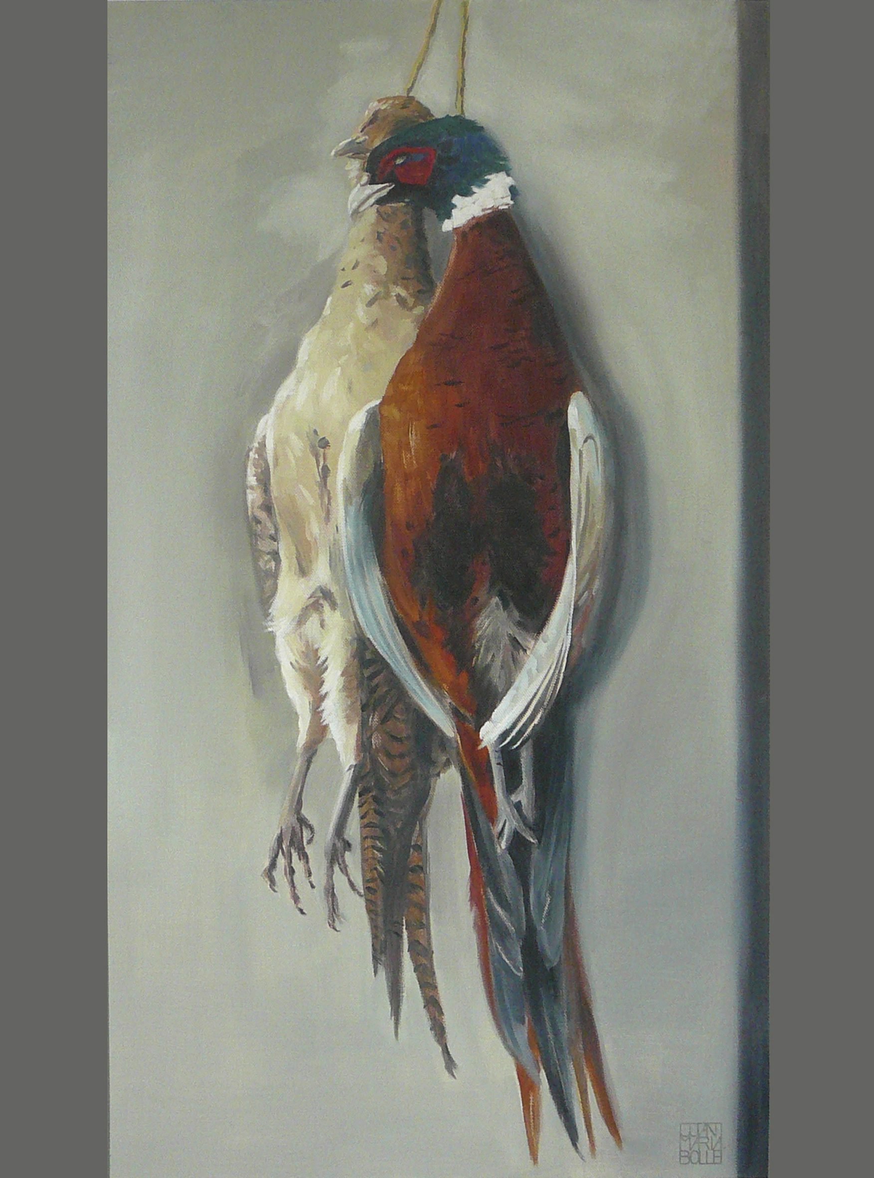 Pheasants couple